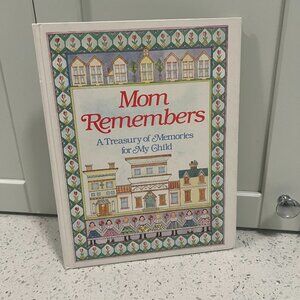 Vintage 90s MOM REMEMBERS Memory Book - Fillable Information About Childhood
